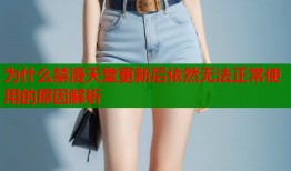 为什么禁漫天堂更新后依然无法正常使用的原因解析