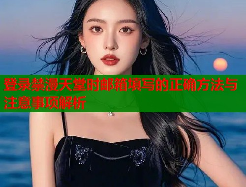 登录禁漫天堂时邮箱填写的正确方法与注意事项解析